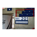 Gampel Pavilion - Section 201 Concourse Level Sign