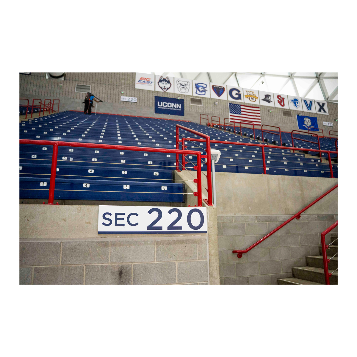 Gampel Pavilion - Section 220 Concourse Level Sign