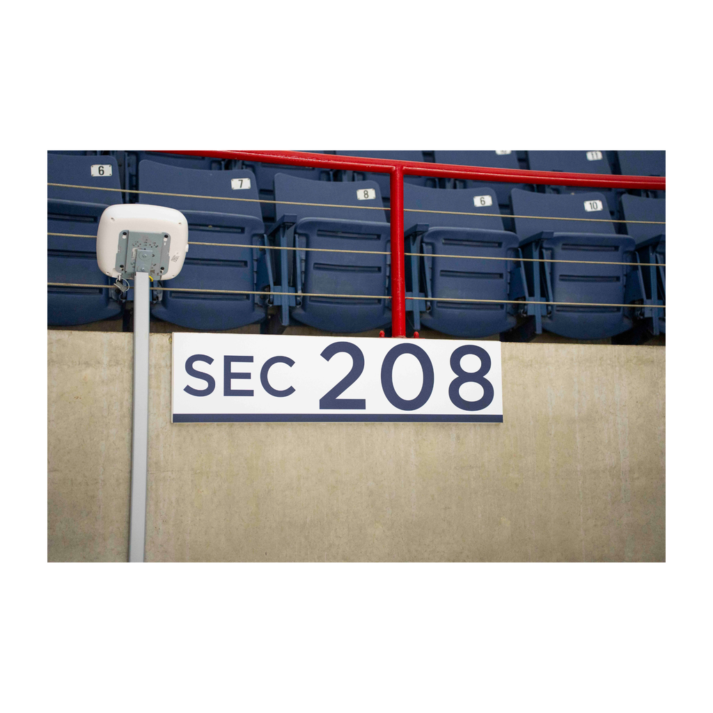 Gampel Pavilion - Section 208 Concourse Level Sign