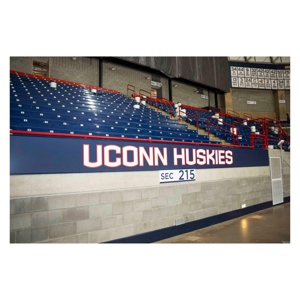 Gampel Pavilion - Section 215 Concourse Level Sign