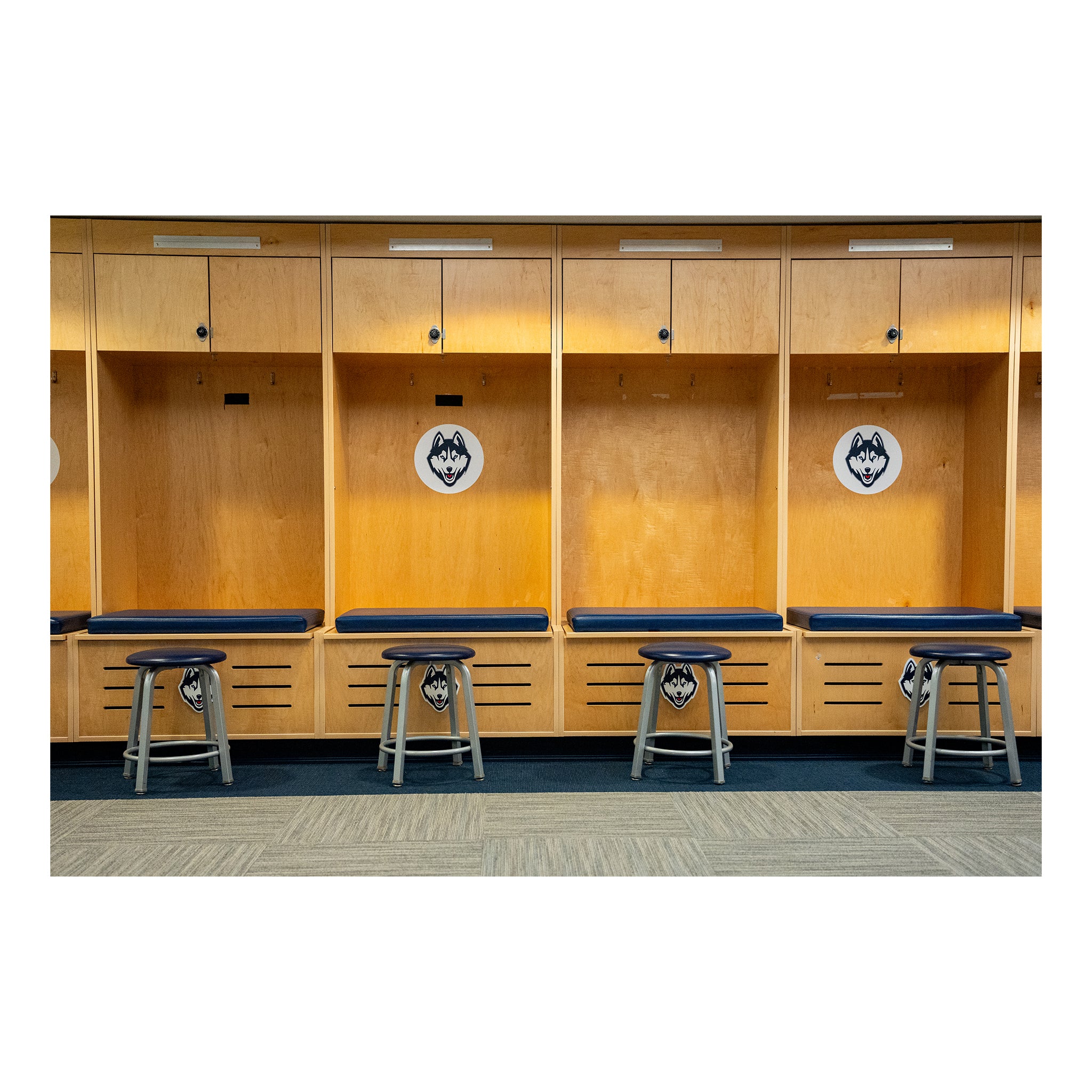 UConn Women's Basketball Game-Used Locker by Kelis Fisher