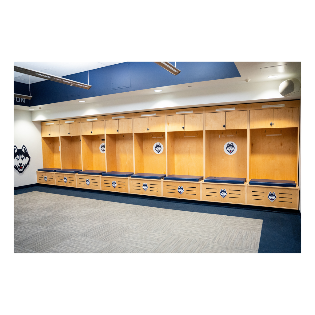 UConn Women’s Basketball Game-Used Lockers