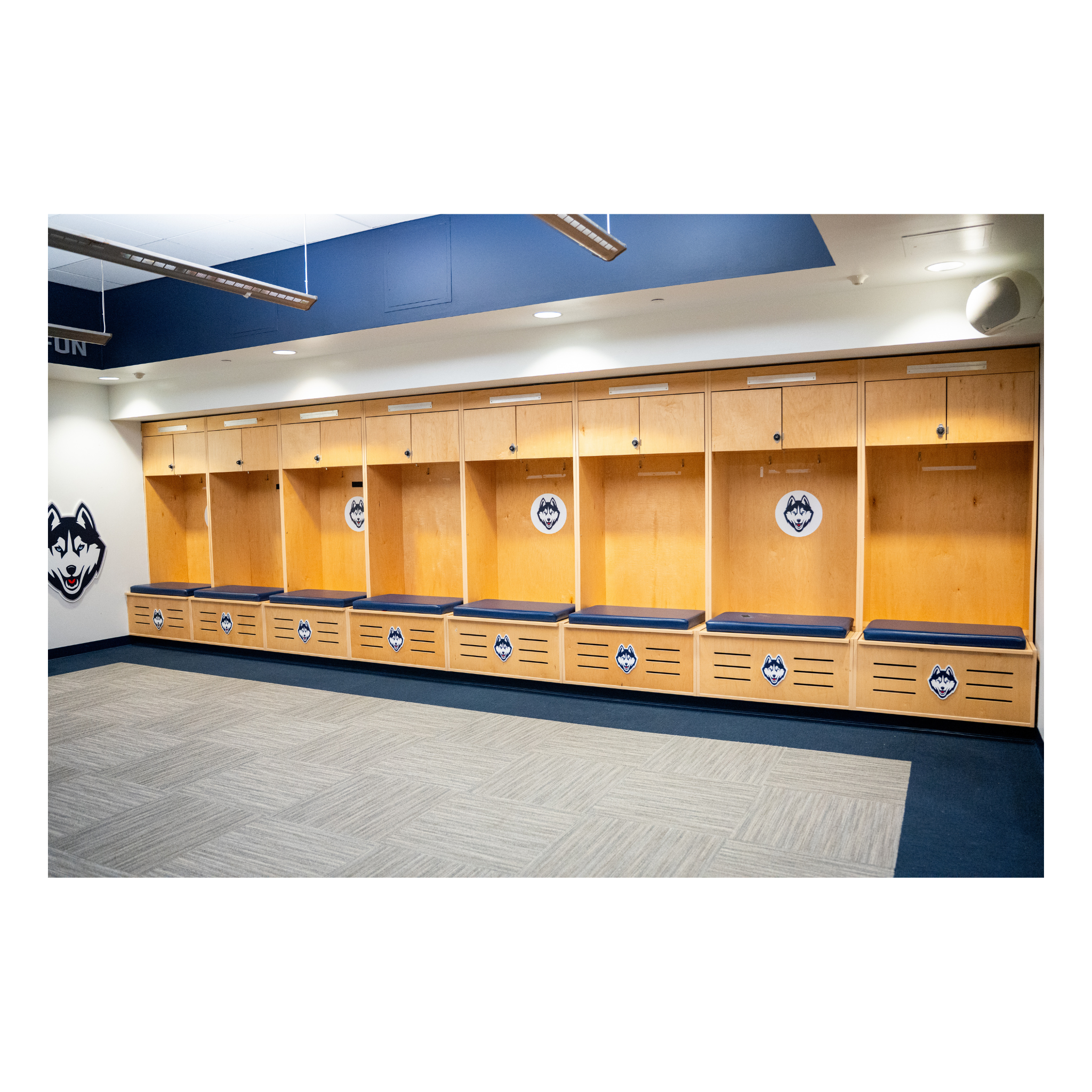 UConn Women’s Basketball Game-Used Lockers