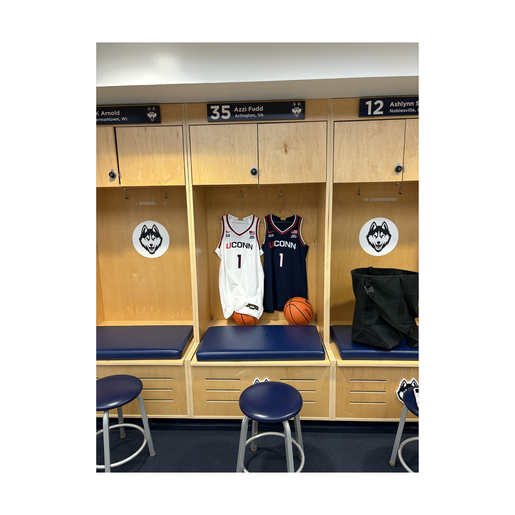 UConn Women’s Basketball Game-Used Lockers