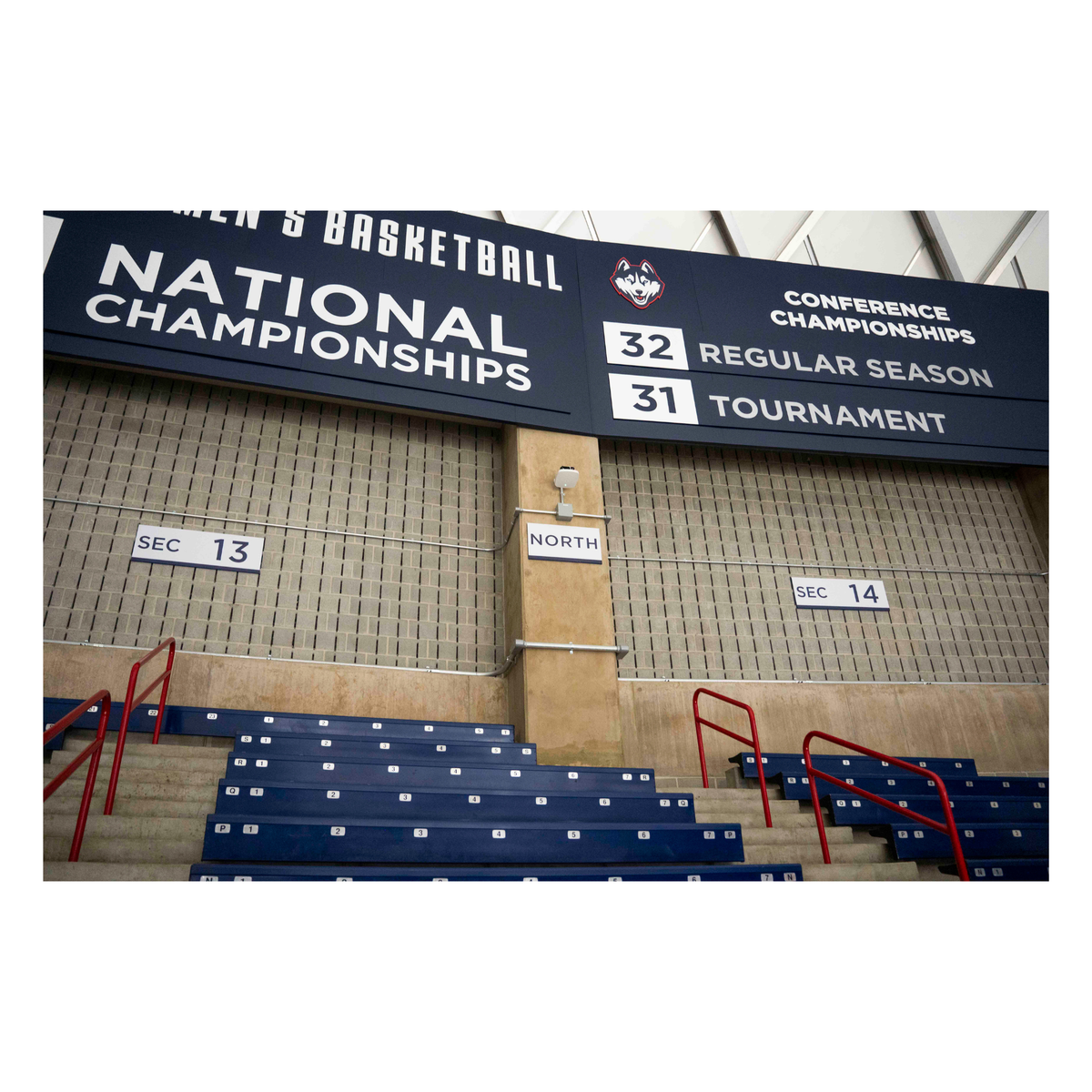 Gampel Pavilion - North Upper Bowl Sign